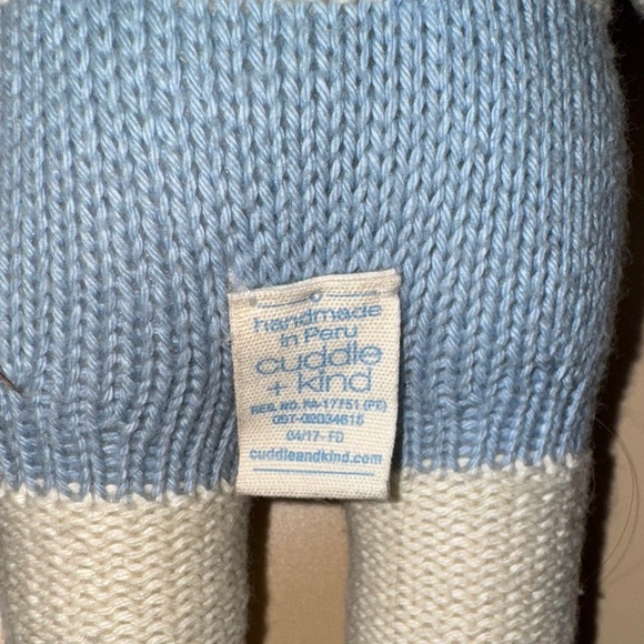 Cuddle and kind hand knit in Peru Lucy & Sebastian lamb toys - Picture 3 of 6